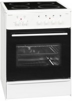 ECM 6-4 Elektroherd mit Glaskeramikfeld weiß, 61 l, 60 cm breit, A, 4 Kochzonen