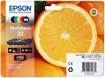 33 Claria Premium Multipack 5-farbig