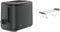 T6-1-4BO Doppelschlitz-Toaster obsidian schwarz