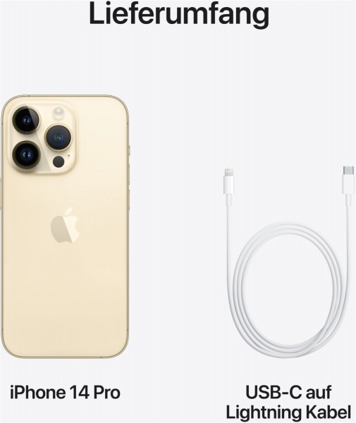 iPhone  14 Pro 256GB ゴールド Apple iPhone 14 Pro, 256GB, Gold - (Generalüberholt) : Amazon.de