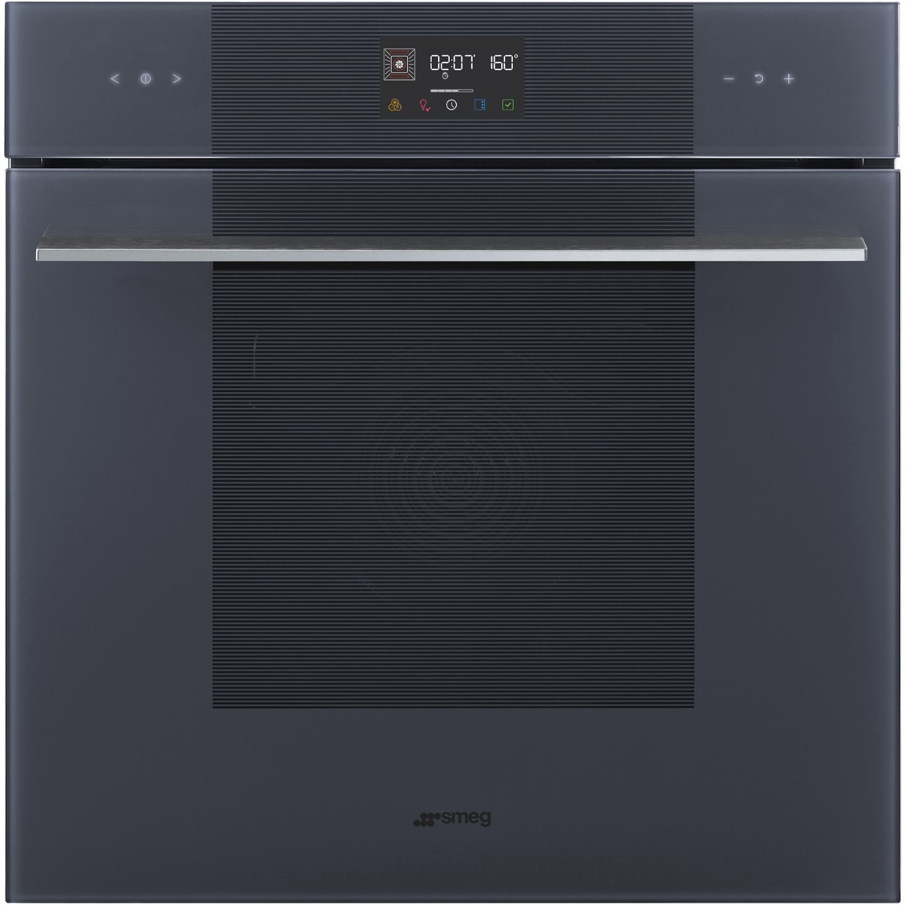 SO6102TGF Einbaubackofen neptune grey, 68 l, Pizza-Stufe, schnelles Vorheizen, Hefeteig-Gärstufe, 59,7 cm breit, A+, grau, Linea