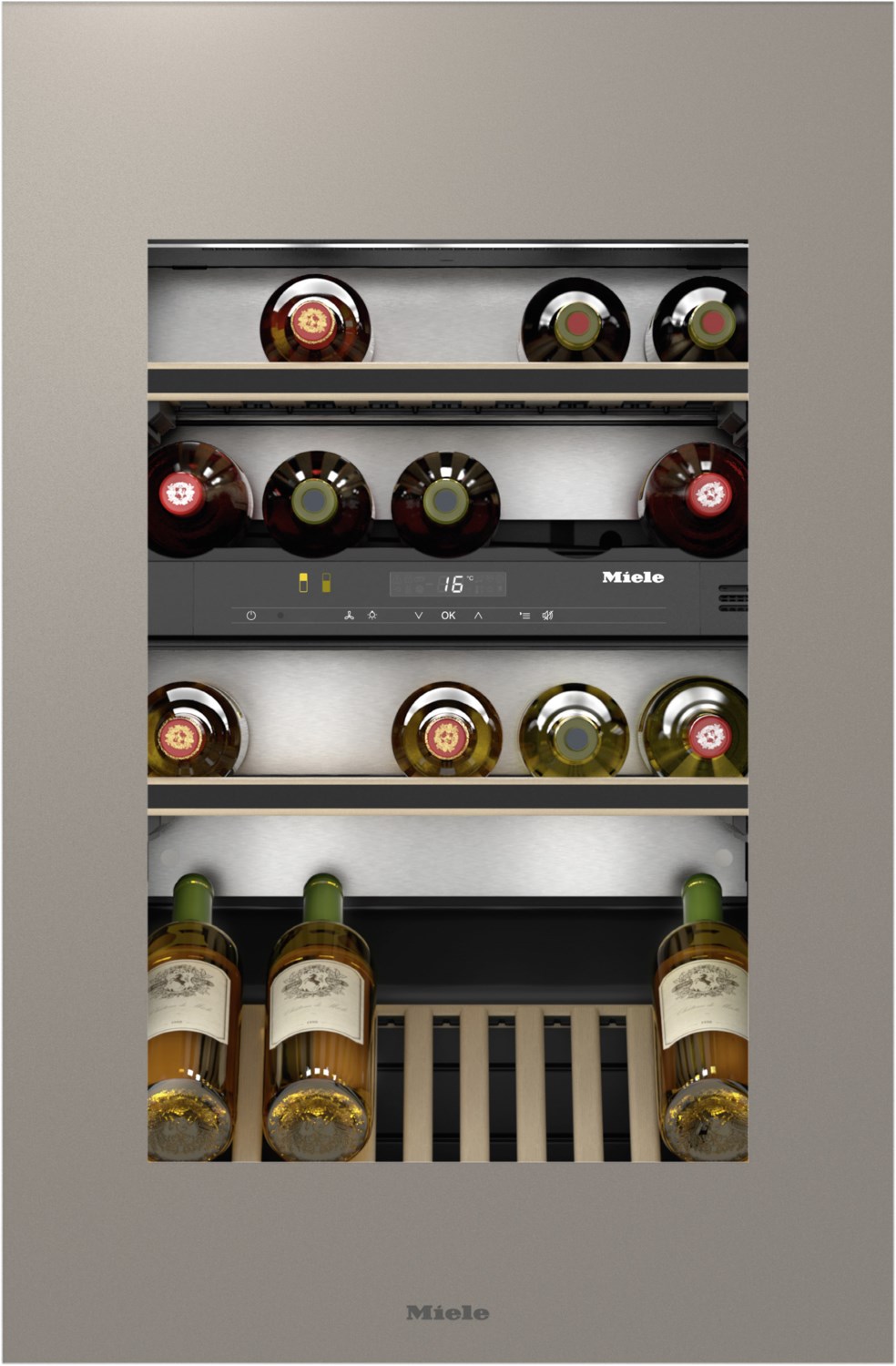 KWT 6422 iG-1 Einbau Weintemperierschränke pearlbeige