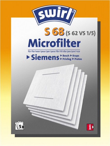 MF S 68+S 62 (VS 1,5) Microfilter