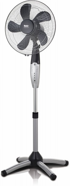 Fakir Prestige VC 40 S Standventilator silber/dunkelgrau | EURONICS