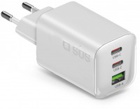 USB/2xUSC-C GaN Wandladegerät (65W) weiß