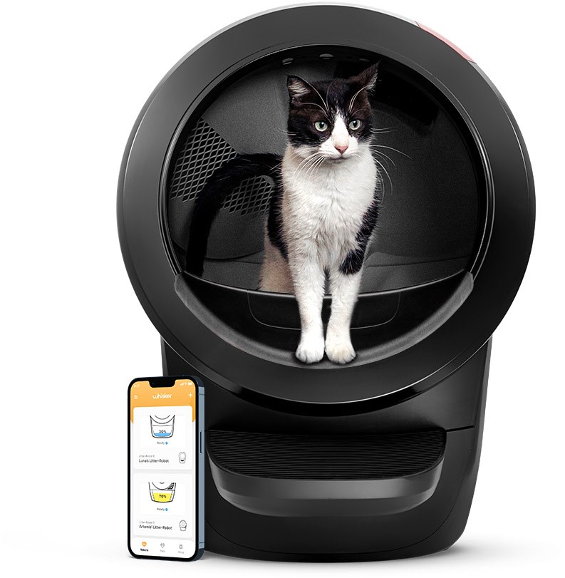Litter-Robot 4 Katzen Toilette schwarz