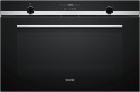 VB578D0S0 Einbaubackofen schwarz/edelstahl, 112 l, Pizza-Stufe, schnelles Vorheizen, pyrolytische Selbstreinigung, 89,6 cm breit, A+