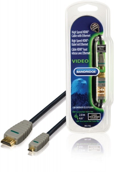 BVL1702 HDMI-Kabel (2m) blau