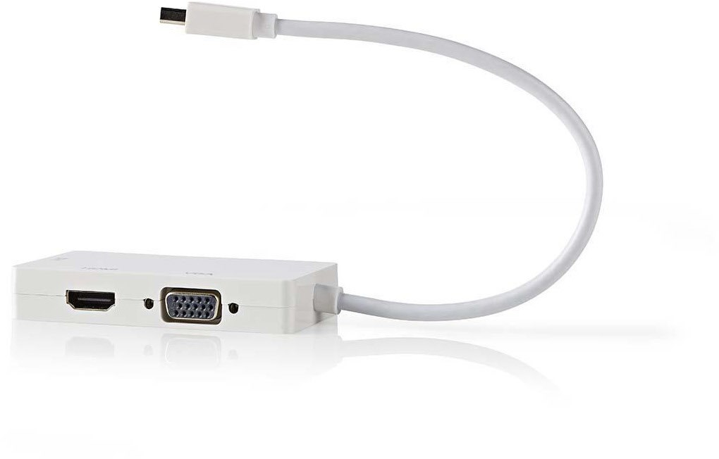 CCGB37465WT02 Mini-DP (0,2m) Mini DP-Stecker>VGA/DVI-D 24+1 Buchse