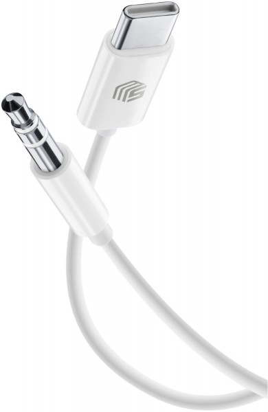 3,5 mm Klinke > USB Type-C Adapter weiß