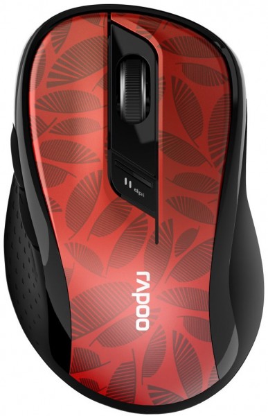 M500 Kabellose Maus dunkelrot