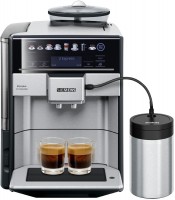 TE657F03DE EQ6 plus extraKlasse Kaffee-Vollautomat edelstahl, Latte Macchiato/Cappuccino/Milchkaffee, Keramik-Mahlwerk, 19 bar, 1,7 l