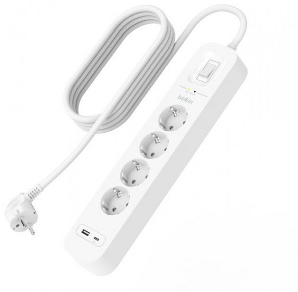 USB-C Steckdosenleiste 4-fach