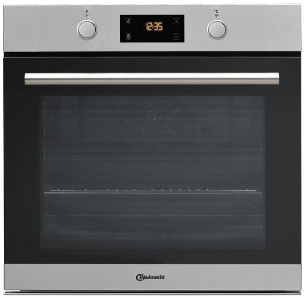 BAR2 KP8V2 IN Einbaubackofen edelstahl, 71 l, Pizza-Stufe, pyrolytische Selbstreinigung, 59,5 cm breit, A+