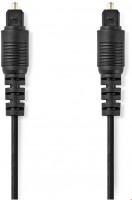 CAGL25000BK Optisches Audiokabel (1m) Toslink-Stecker>Toslink-Stecker schwarz