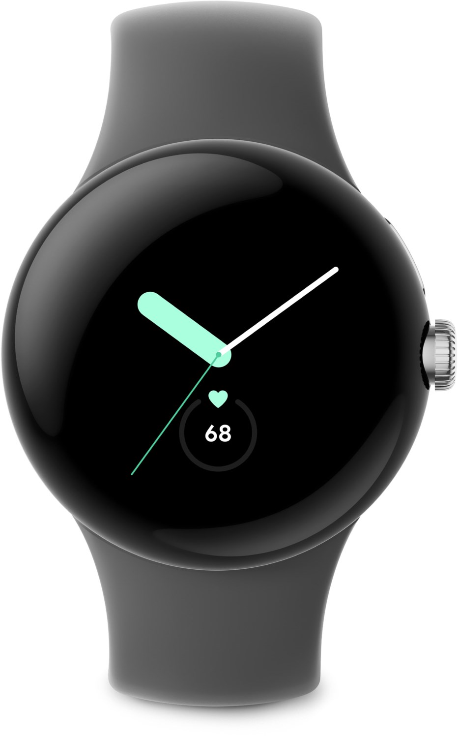 Image of Pixel Watch WiFi Smartwatch polished silver/charcoal