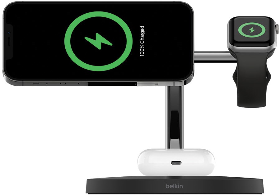 Image of BoostCharge Pro 3in1 Wireless (15W) Ladestation schwarz