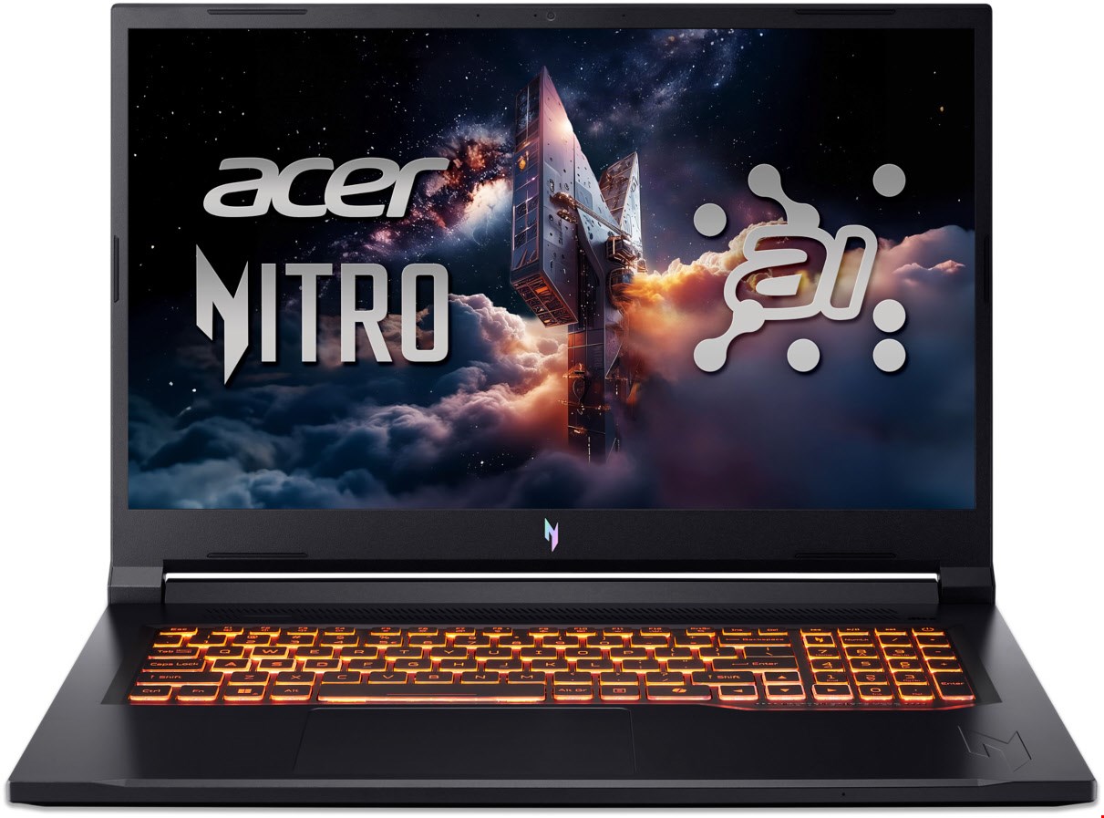 Image of Acer Nitro V17 AI ANV17-41-R311 17.3" QHD Ryzen 7 260 RTX5070 32GB/2TB Win11