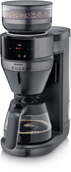 KA 4854 Filter-Kaffeemaschine mit integrierter Kaffeemühle dark inox