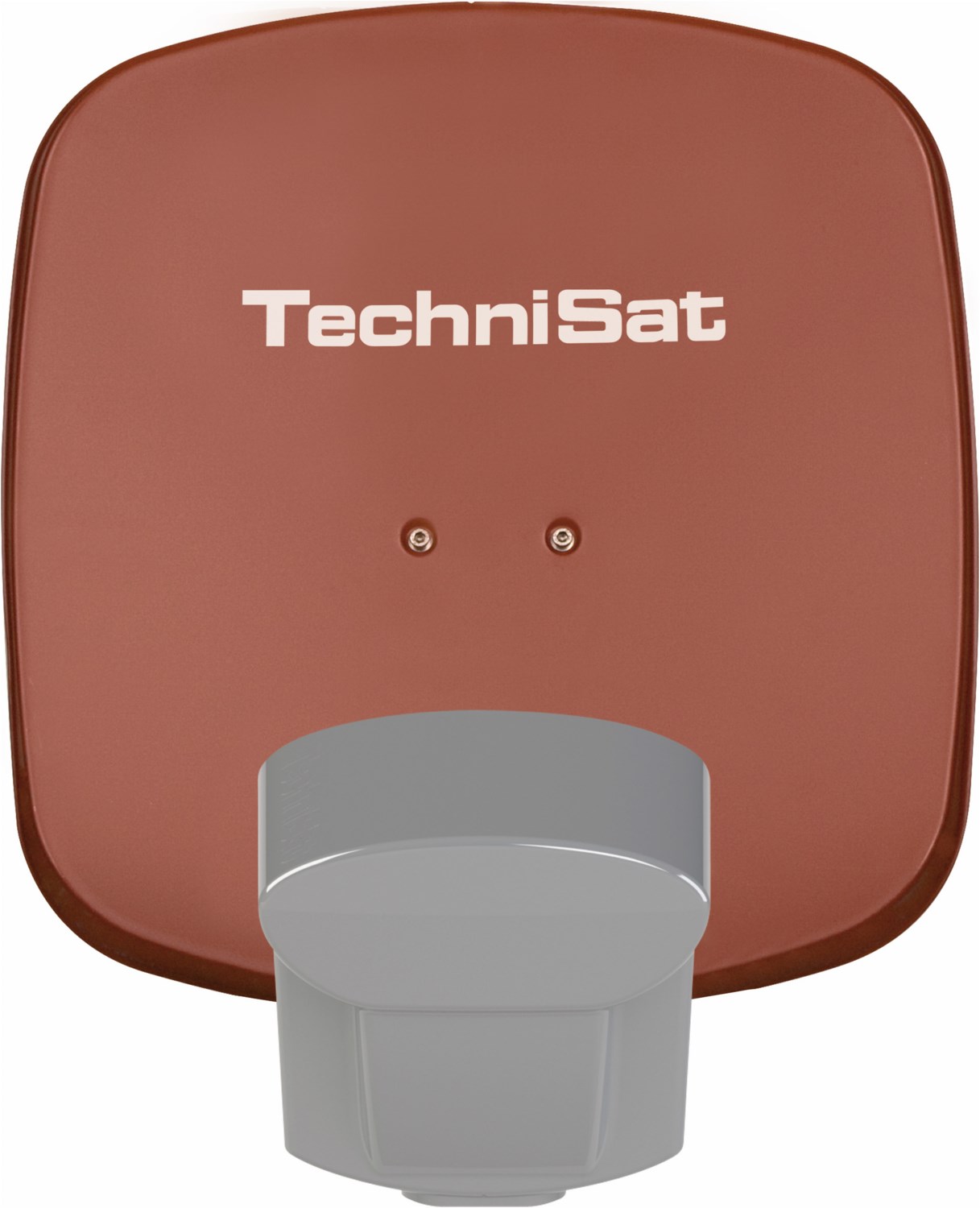 Multytenne DuoSat-Single Satellitenantenne ziegelrot