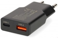 WCHA20BK GaN Netzladegerät (20W) USB, USB Type-C schwarz