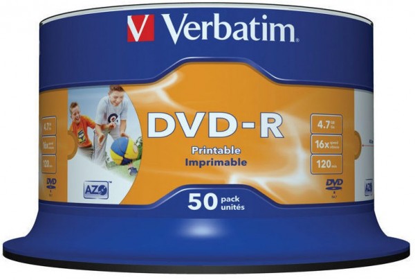 DVD-R 4,7GB 16x (50er Spindel)