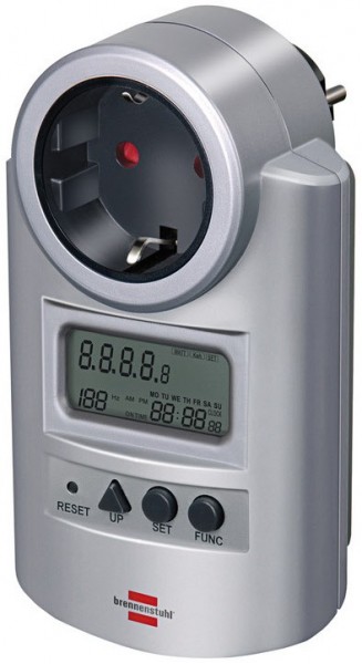 Energiemessgerät silber