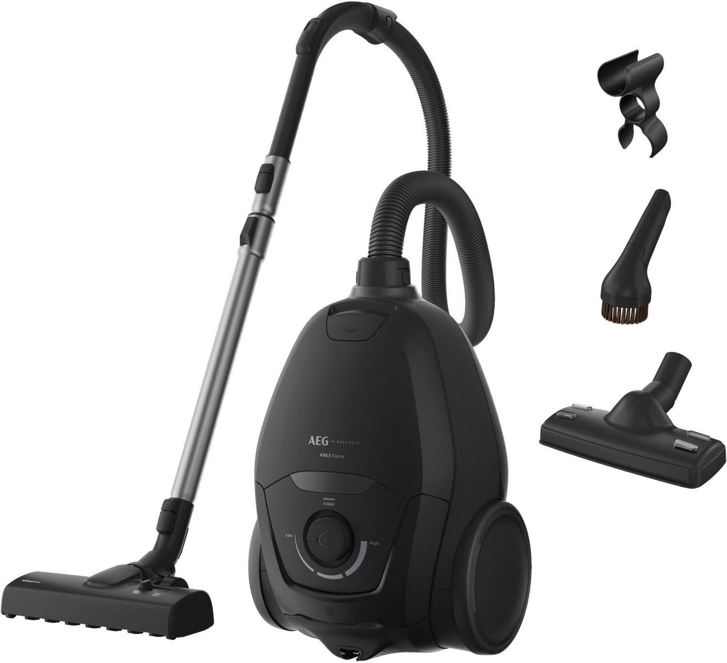 VX83-A2EPP Bodenstaubsauger ebony black