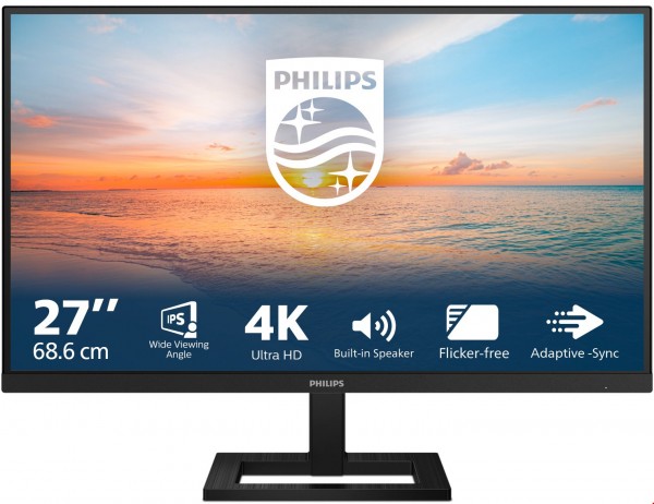 1000 Series 27E1N1800AE/00 69 cm (27") TFT-Monitor mit LED-Technik schwarz, Widescreen 4K UHD (3840x2160), 4 ms Reaktionszeit