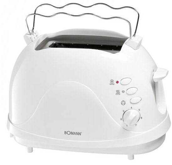 TA 246 CB Kompakt-Toaster weiß