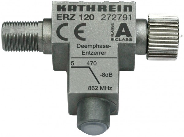 ERZ 120 Deemphase-Entzerrer silber