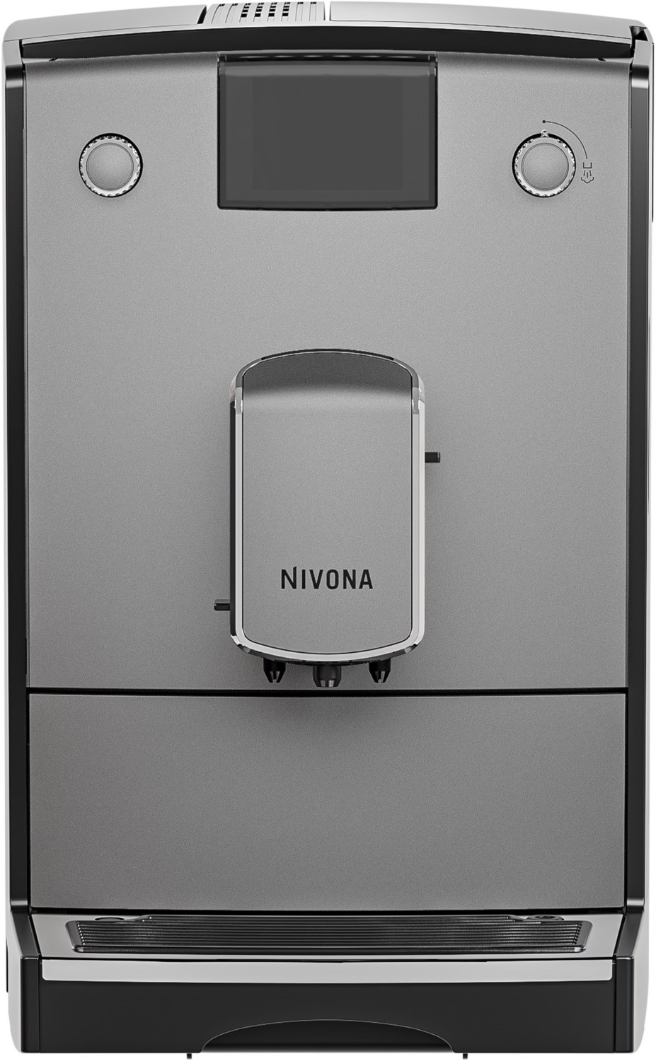 CafeRomatica NICR 550 Kaffee-Vollautomat matt schwarz/chrom, Stahl-Kegel-Mahlwerk, 15 bar, 2,2 l