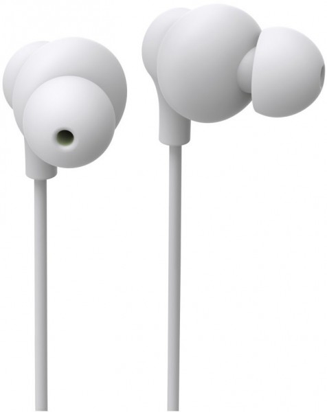 Popply In-Ear-Kopfhörer mit Kabel weiss