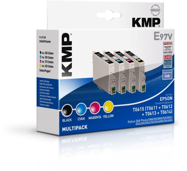 E97V (4x 8ml) Tinten-Multipack 4-farbig