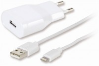 TCVVLIGHTN24AW KFZ-Ladegerät mit Lightning-Kabel (1,2m) weiß