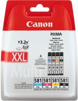CLI-581XXL C/M/Y/BK Tinten-Multipack Blister 4-farbig