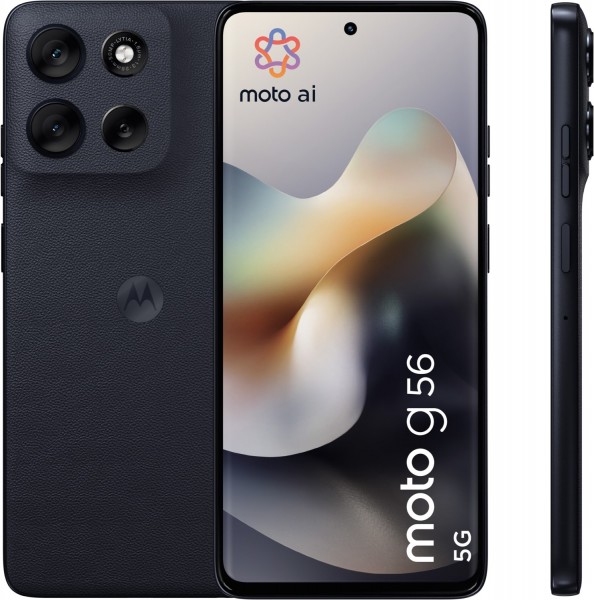 moto g56 Smartphone PANTONE black oyster, 256 GB Speicher, 8 GB RAM, 50 MP Kamera, 6,72 Zoll Display, 49 Std. Akku, 5G, Android