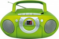 SCD5100GR Radio-Rekorder mit CD + Kassette grün