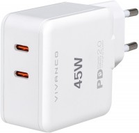 USB-C PD 2.0 Dual Schnellladegerät weiß
