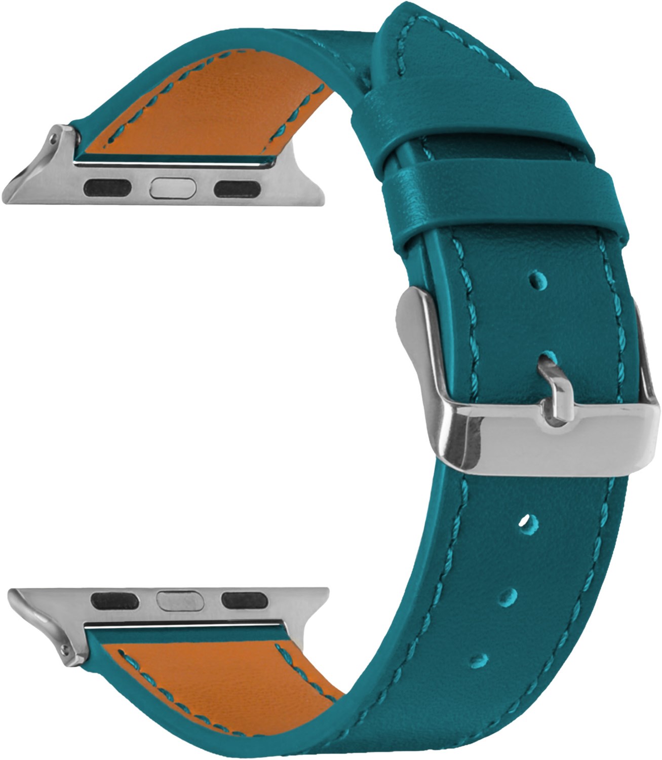 Lederarmband (38/40mm) für Apple Watch Series 3 blau