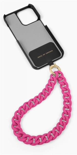 Chain Wristlet Strap hyper pink