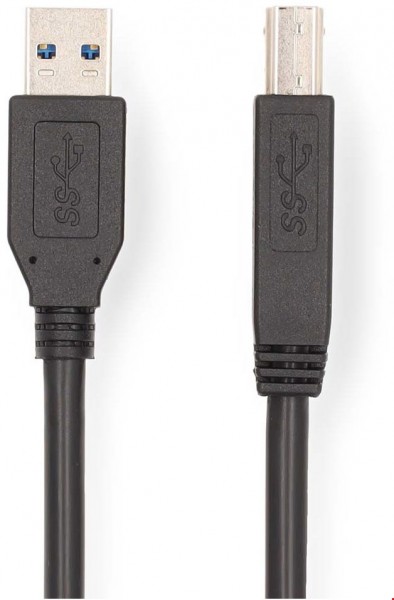 CCGL61100BK20 USB 3.2 Kabel (2m) USB-Stecker > USB-B-Buchse schwarz
