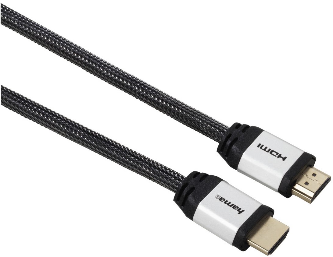 HDMI-Kabel (3m) High Speed mit Ethernet anthrazit