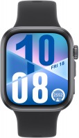 Watch Fit 4 Sportuhr mit Fluorelastomer-Armband schwarz