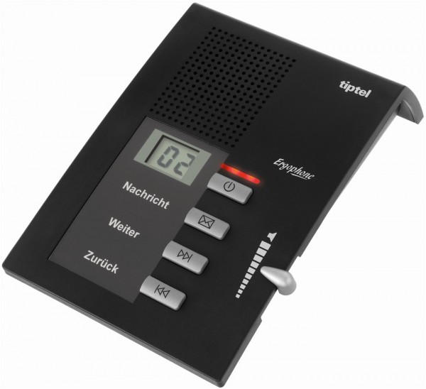 Ergophone 307 Digitaler Anrufbeantworter schwarz