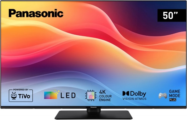 TB-50W61AEZ 126 cm (50") LCD-TV mit LED-Technik, 4K Ultra HD, Smart-TV, HDR-Wiedergabe, DVB-T2/DVB-C/DVB-S2, Sprachsteuerung
