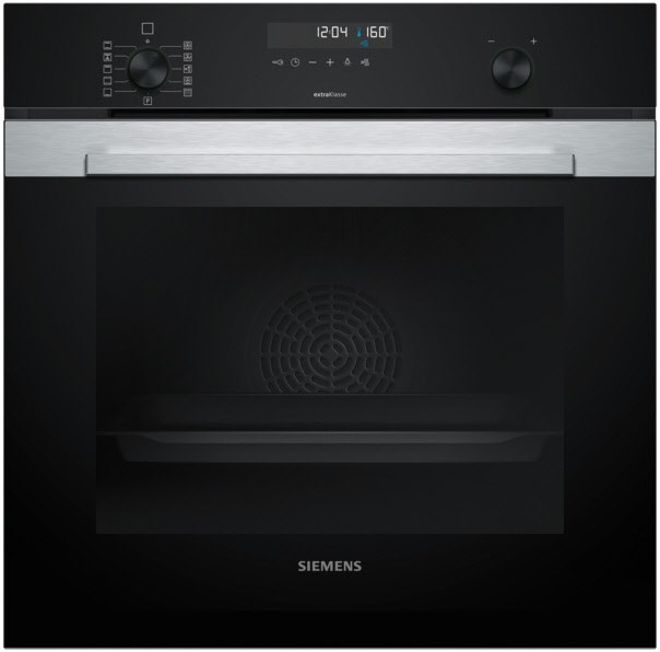 HB378G6S3 Einbaubackofen edelstahl, 71 l, Pizza-Stufe, schnelles Vorheizen, pyrolytische Selbstreinigung, 59,4 cm breit, A+, iQ500