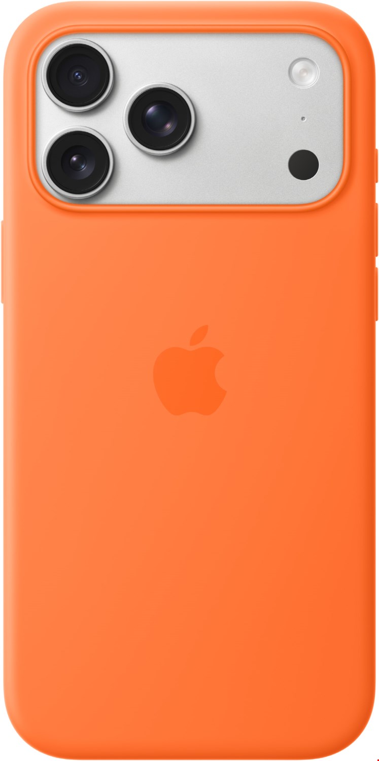 Image of Apple Silicone Case mit MagSafe für iPhone 17 Pro Max Orange
