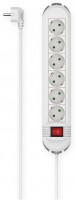 Steckdosenleiste 6-fach (3m) weiss