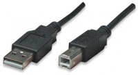 USB 2.0 St. > USB B St. (0,5m) schwarz